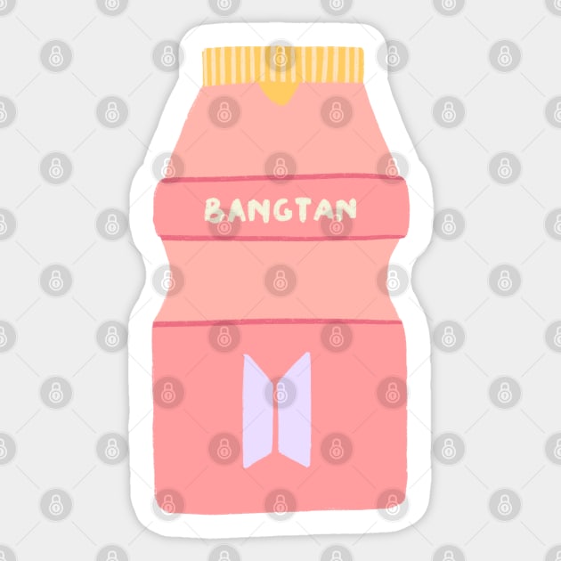 BTS yoghurt Sticker by Oricca